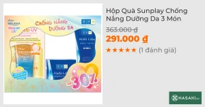 Hộp Quà Sunplay Chống Nắng Dưỡng Da 3 Món