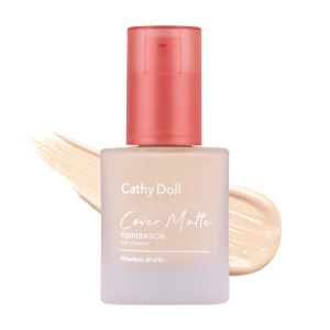 HSD 07/2025 Kem Nền Cathy Doll Mịn Lì 01 Ivory - Da Sáng Hồng 30g