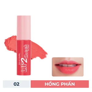 HSD 07/2025 Son Kem Lì 2In1 Silkygirl 02 Tender Rose Màu Hồng Phấn 3.8ml