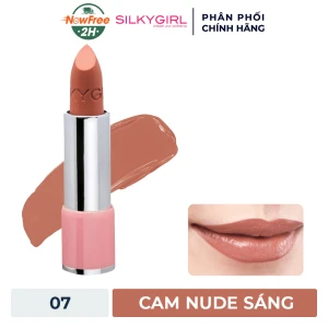 HSD 08/2025 Son Dưỡng Có Màu Silkygirl 07 Bare - Cam Da Sáng 3.2g