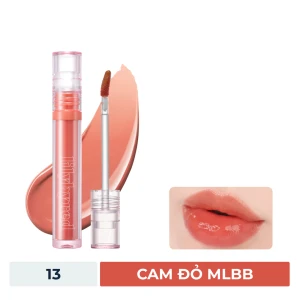 HSD 08/2025 Son Tint Lilybyred M13 Lychee Coin - Cam Đỏ MLBB 3.8g