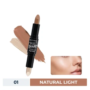 HSD 09/2025 Bút Tạo Khối Silkygirl 2 Đầu 01 Natural Light 8g