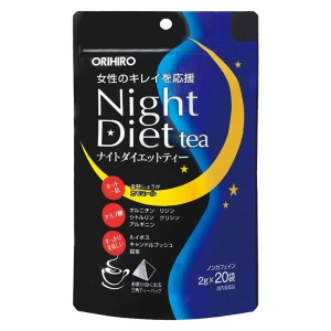 HSD 09/2025 Trà Giảm Cân Orihiro Night Diet Tea 20 Gói