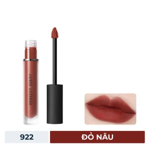 HSD 10/2025 Son Kem Perfect Diary 922 Màu Đỏ Nâu 2.5g