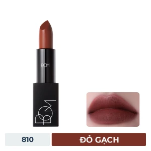 HSD 10/2025 Son Lì B.O.M 810 My Brick Red - Đỏ Gạch 3.5g