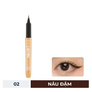 HSD 11/2025 Bút Kẻ Mắt Lemonade Siêu Mảnh 02 Brown Nâu Đậm 1g
