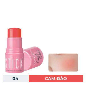 HSD 11/2025 Má Hồng Silkygirl Dạng Thỏi Màu Cam Đào 04 Nectarine 4g