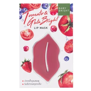 HSD 11/2025 Mặt Nạ Môi Baby Bright Chiết Xuất Cà Chua & Glutathione 10g