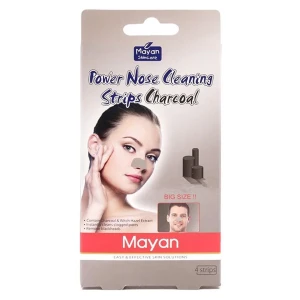 HSD 11/2025 Miếng Dán Mũi Lột Mụn Mayan Than Hoạt Tính (4 Miếng)