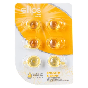 HSD 11/2025 Serum Dưỡng Tóc Ellips Vitamin Óng Mượt Vỉ 6 Viên