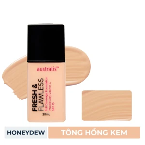 HSD 12/2025 Kem Nền Australis Siêu Nhẹ Tông Hồng Kem Honeydew 30ml