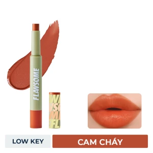 HSD 12/2025 Son Môi Flawsome Low Key - Cam Cháy (Bản Holiday) 2g