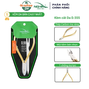 Kềm Cắt Da Kềm Nghĩa Thép Chuyên Dụng Mạ Vàng 24K D.555