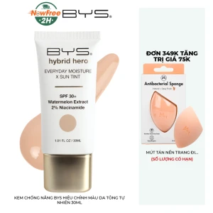Kem Chống Nắng BYS Hiệu Chỉnh Màu Da Tông Tự Nhiên 30ml