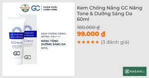 Kem Chống Nắng GC Nâng Tone & Dưỡng Sáng Da 60ml