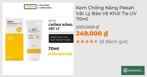 Kem Chống Nắng Pekah Vật Lý Bảo Vệ Khỏi Tia UV 70ml