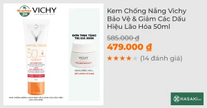Kem Chống Nắng Vichy Bảo Vệ, Giảm Lão Hóa 50ml