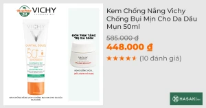 Kem Chống Nắng Vichy Chống Bụi Mịn Cho Da Dầu Mụn 50ml