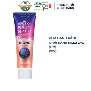 Kem Đánh Răng Bamboo Salt Muối Hồng Himalaya (Tím) 100g