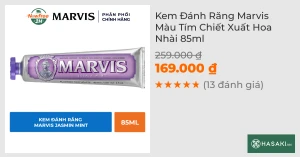 Kem Đánh Răng Marvis Màu Tím Chiết Xuất Hoa Nhài 85ml