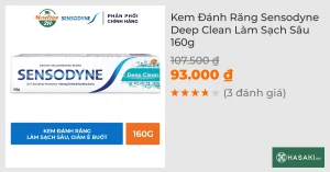 Kem Đánh Răng Sensodyne Deep Clean Làm Sạch Sâu 160g