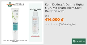 Kem Dưỡng A-Derma Ngừa Mụn, Mờ Thâm, Kiểm Soát Bã Nhờn 40ml