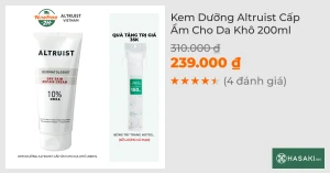 Kem Dưỡng Altruist Cấp Ẩm Cho Da Khô 200ml