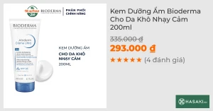 Kem Dưỡng Ẩm Bioderma Cho Da Khô Nhạy Cảm 200ml