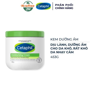 Kem Dưỡng Ẩm Cetaphil Dịu Lành Cho Da Nhạy Cảm 453g