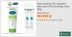 Kem Dưỡng Ẩm Cetaphil Dịu Lành Cho Da Nhạy Cảm 50g