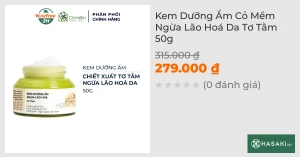 Kem Dưỡng Ẩm Cỏ Mềm Ngừa Lão Hoá Da Tơ Tằm 50g