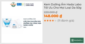 Kem Dưỡng Ẩm Hada Labo Tối Ưu Cho Mọi Loại Da 50g