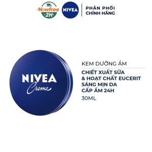 Kem Dưỡng Ẩm Nivea Dưỡng Da Sáng Mịn 30ml
