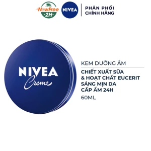 Kem Dưỡng Ẩm Nivea Dưỡng Da Sáng Mịn 60ml