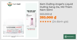 Kem Dưỡng Angel's Liquid Dưỡng Sáng Da, Mờ Thâm Nám 50ml