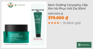 Kem Dưỡng Caryophy Cấp Ẩm Và Phục Hồi Da 50ml