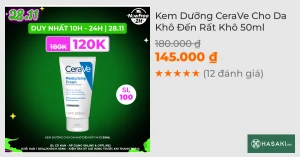 Kem Dưỡng CeraVe Cho Da Khô Đến Rất Khô 50ml