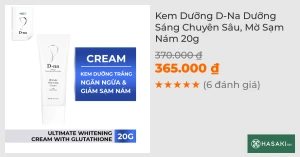 Kem Dưỡng D-Na Dưỡng Sáng Chuyên Sâu, Mờ Sạm Nám 20g