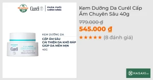 Kem Dưỡng Da Curél Cấp Ẩm Chuyên Sâu 40g
