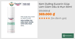 Kem Dưỡng Eucerin Giúp Làm Giảm Dầu & Mụn 50ml