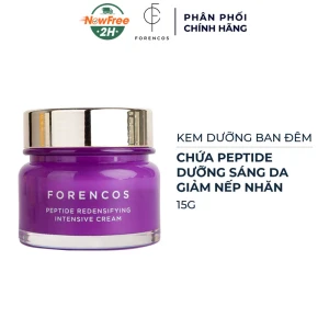Kem Dưỡng Forencos Peptide Sáng Da, Giảm Nhăn Ban Đêm 15g