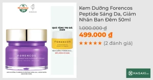 Kem Dưỡng Forencos Peptide Sáng Da, Giảm Nhăn Ban Đêm 50ml