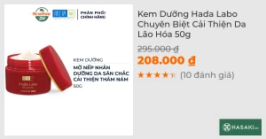 Kem Dưỡng Hada Labo Chuyên Biệt Cải Thiện Da Lão Hóa 50g
