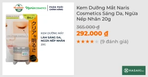 Kem Dưỡng Mắt Naris Cosmetics Sáng Da, Ngừa Nếp Nhăn 20g