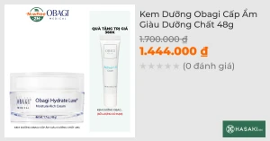 Kem Dưỡng Obagi Cấp Ẩm Giàu Dưỡng Chất 48g