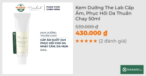 Kem Dưỡng The Lab Cấp Ẩm, Phục Hồi Da Thuần Chay 50ml