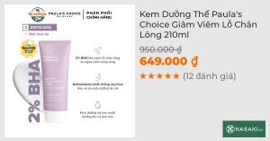 Kem Dưỡng Thể Paula's Choice Giảm Viêm Lỗ Chân Lông 210ml