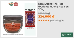 Kem Dưỡng Thể Tesori d'Oriente Hương Hoa Sen 300g