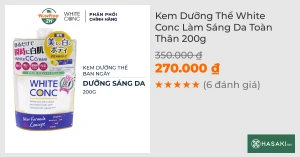 Kem Dưỡng Thể White Conc Làm Sáng Da Toàn Thân 200g
