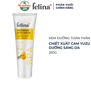 Kem Dưỡng Toàn Thân Felina Sáng Da Chiết Xuất Cam Yuzu 250g